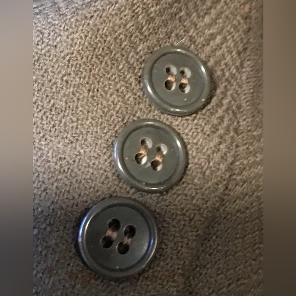 Dayton’s Men’s Suit Jacket Blazer, Green/Brown w/Burgundy Stripe, Wool; Size 38 - Picture 5 of 9